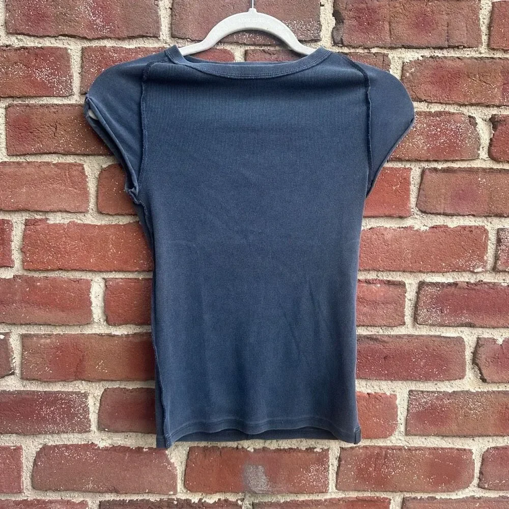 Free People X We the Free Ever Had Black T Shirt Womens M NWOT